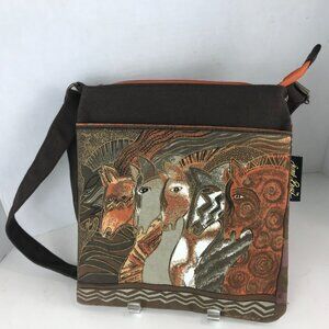 Laurel Burch Canvas Horse Print Bag